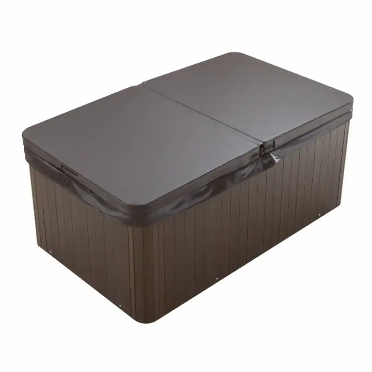 Spa gonflable compact pour 3 personnes, idéal pour se détendre à la maison.