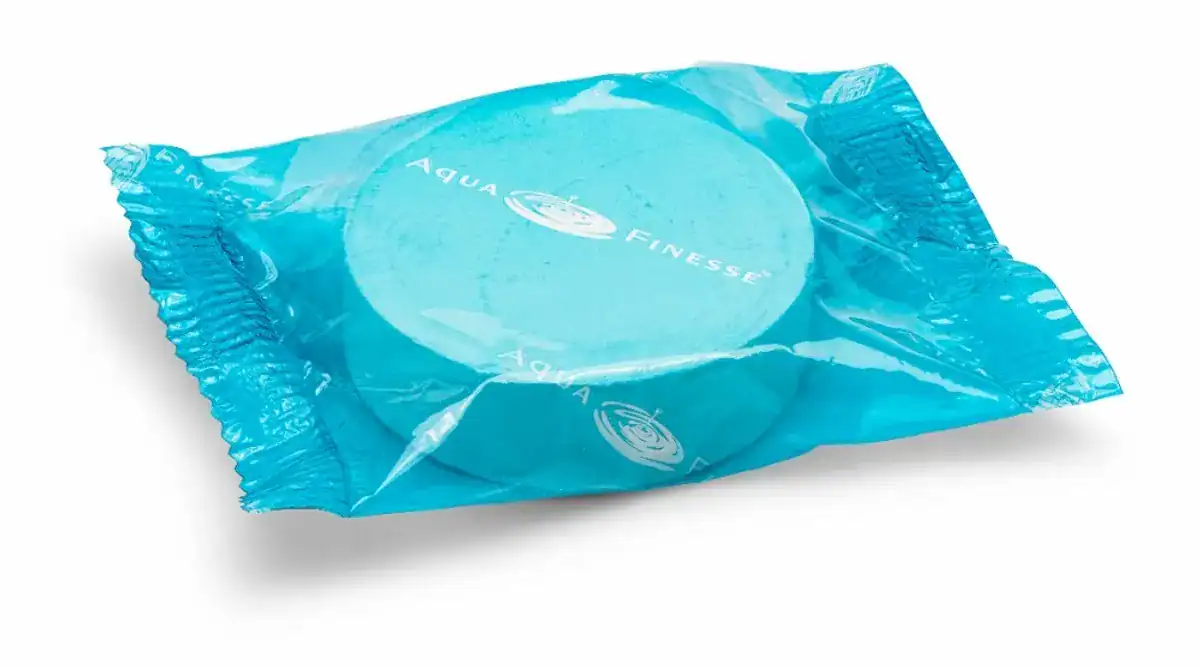 Puck de piscine AquaFinesse pour l'entretien, 100 tablettes, traitement de l'eau.