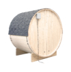 Sauna extérieur compact de luxe du Holl's Sauna Gaïa Bella avec accessoires, idéal pour la détente au.