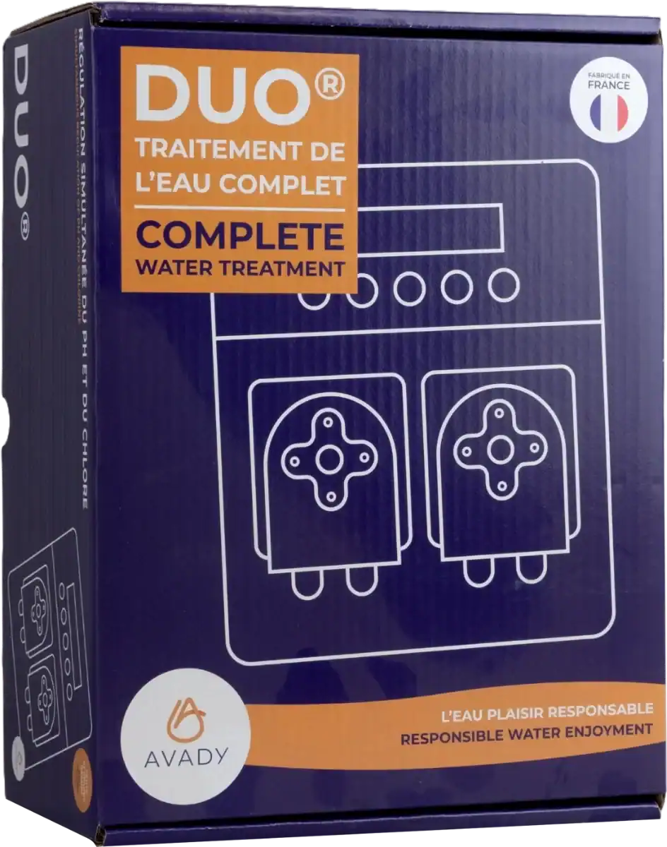 Régulation automatique de pH et redox Avady Propilot Duo pour l'eau de piscine.