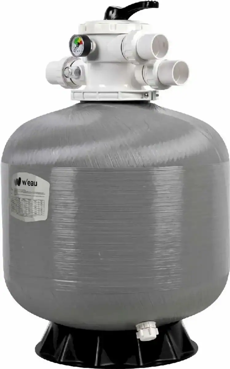 W'eau TPP-450 filtre à sable renforcé polyester pour piscines, 8m³.