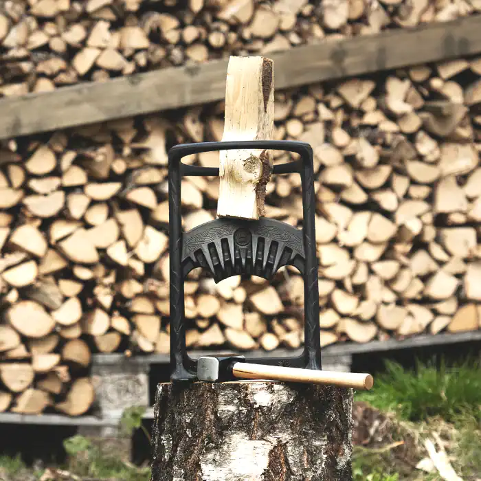 Fendeur de bois King dans un bundle de fendage pour du bois de chauffage efficace.
