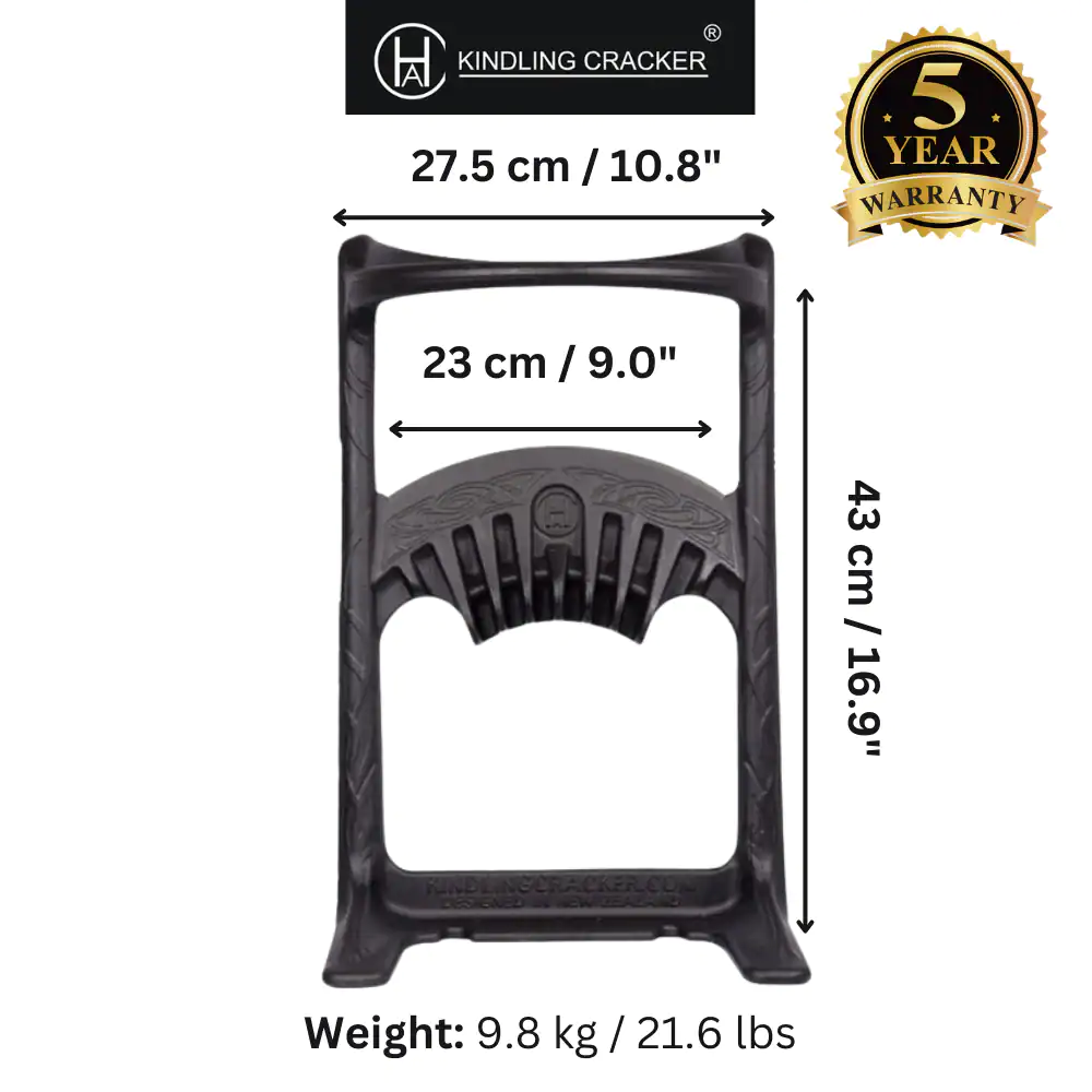 Fendeur de bois sûr et efficace pour l'hiver ou les aventures en camping.