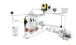Système d'électrolyse au sel pour piscine jusqu'à 65m³, avec unité de contrôle et système de pompe inclus.