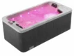 Spa de luxe 2 personnes avec jets d'eau lumineux et fonction de détente.
