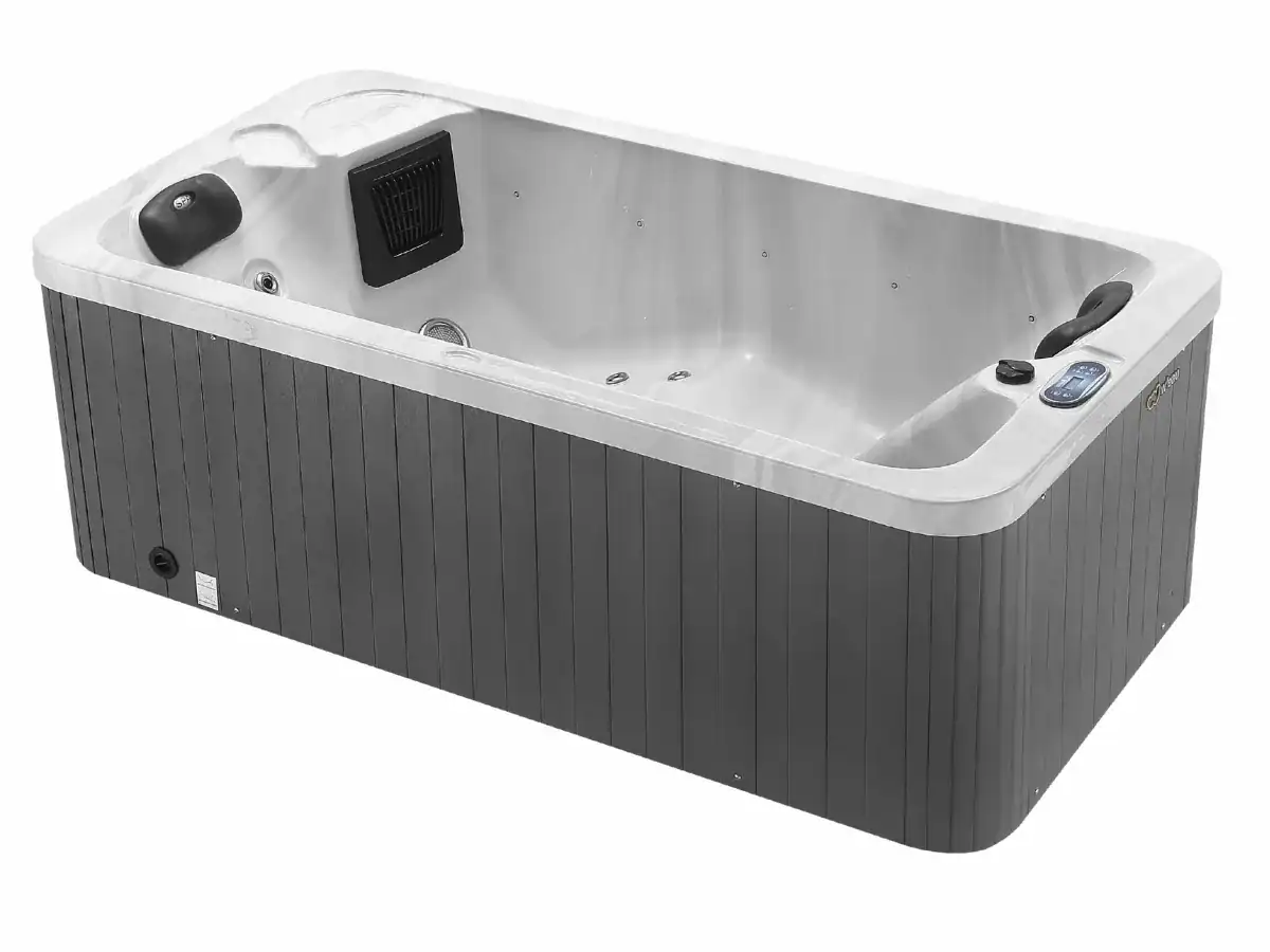 Bain spa de luxe 2 personnes pour la détente et le bien-être à la maison.