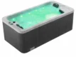 Spa de luxe 2 personnes avec jets lumineux et système de chauffage.
