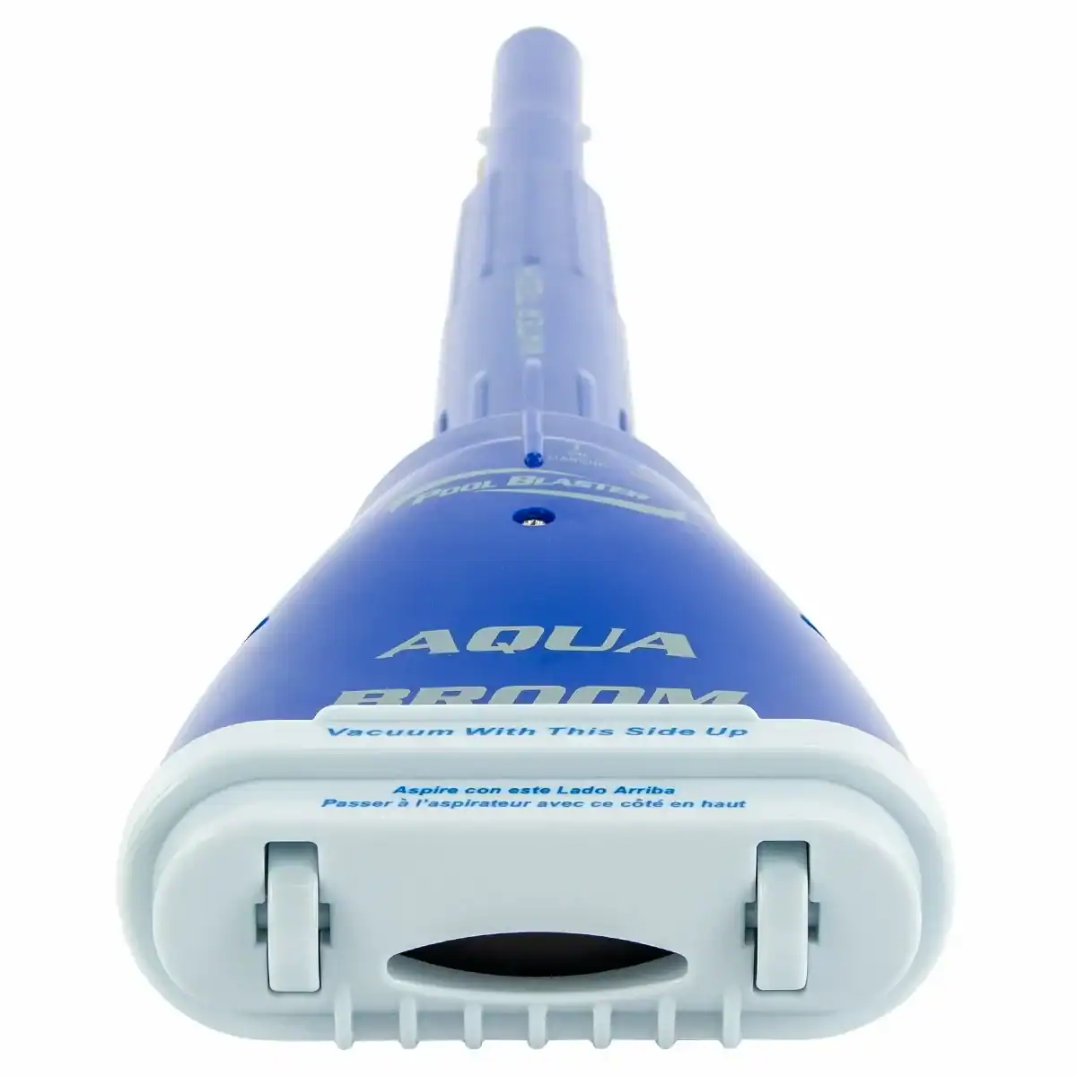 Aspirateur de piscine Pool Blaster Aqua Broom ULTRA avec manche pour le nettoyage.