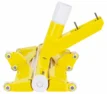 Aspirateur de fond Fairlocks pour le nettoyage de piscine, jaune, design compact.