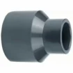 Manchon de réduction PVC 63/50mm pour conduites de piscine, raccordement collé, liaison PVC durable.