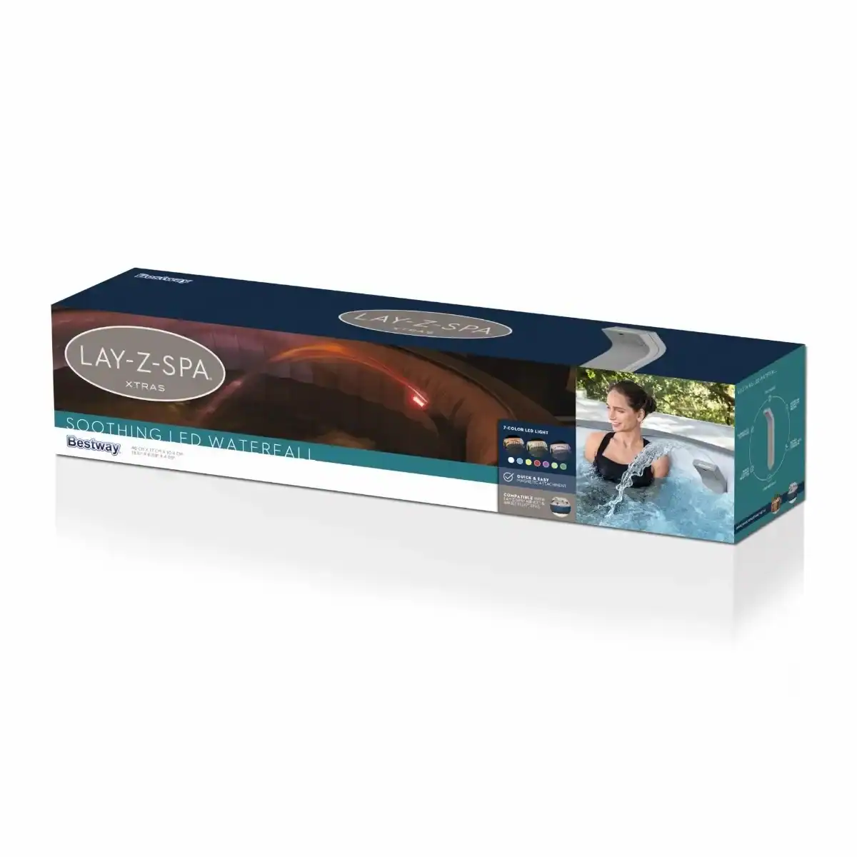 Éclairage LED pour cascade de spa Lay-Z, éclairage d'ambiance pour l'eau.