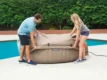 Housse de protection Intex Pure spa, isolante et étanche, Ø 196 cm.