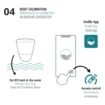 Capteur pour piscine à eau salée pour un suivi précis de la qualité de l'eau.