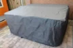 Housse de protection pour spa de 200x200 cm, imperméable et durable.