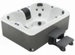 Spa avec 4 places assises et jets de massage pour la détente.