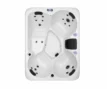 Spa de luxe pour 4 personnes avec jets de massage et places assises confortables.