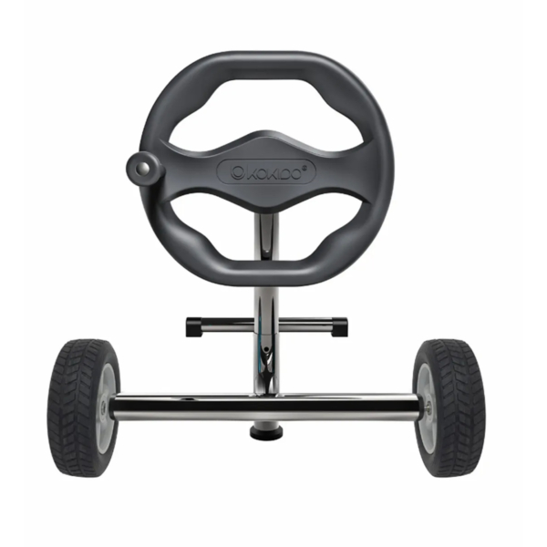Roues Kokido Thor pour système d'enroulement de piscine, Ø80mm, noires.