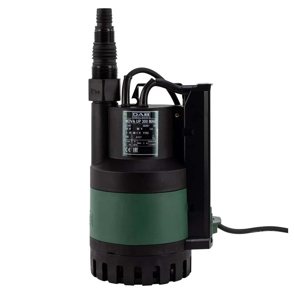Pompe immergée DAB Nova Up 300 M-AE pour l'eau de piscine, économe en énergie et puissante.