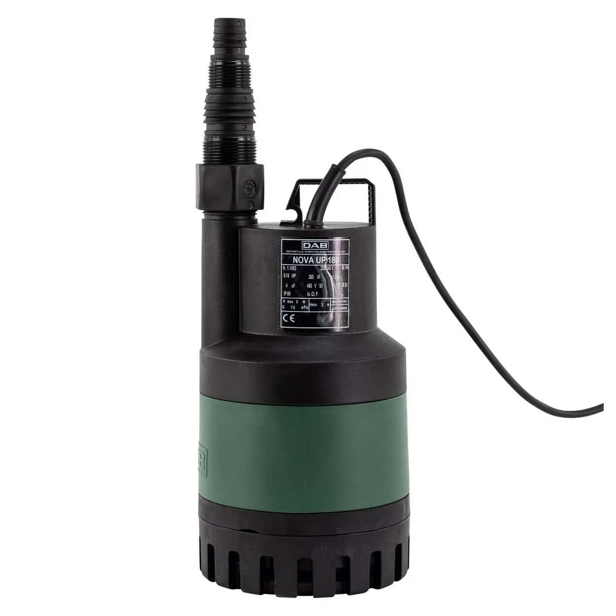 Pompe immergée DAB Nova Up 180 M-NA pour systèmes de pompage d'eau.