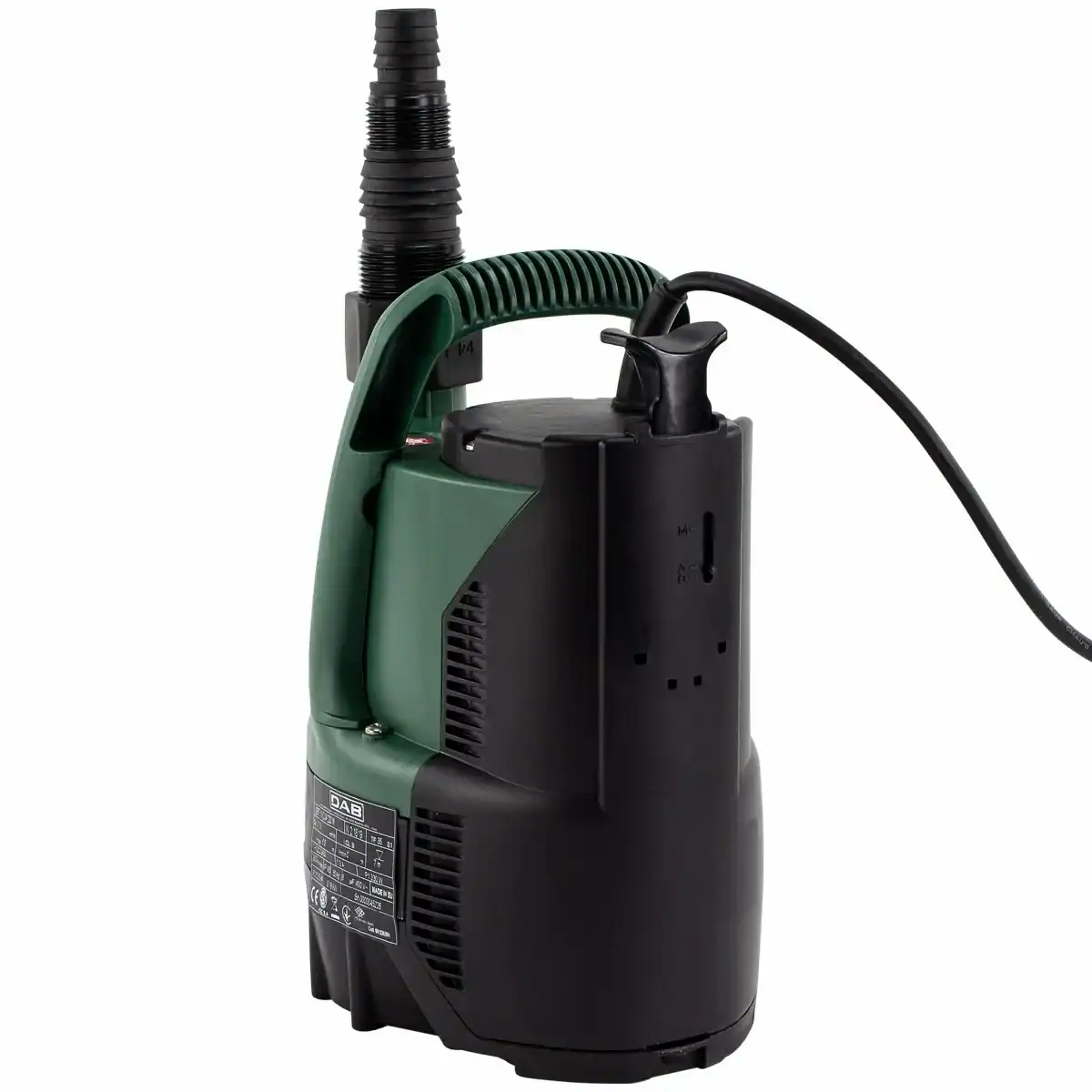 Pompe submersible DAB Verty Nova 200 avec flotteur interne pour systèmes de pompage d'eau de piscine.