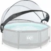 Abri de piscine, ECO rond 244 cm, universel, protège contre les saletés et les intempéries.