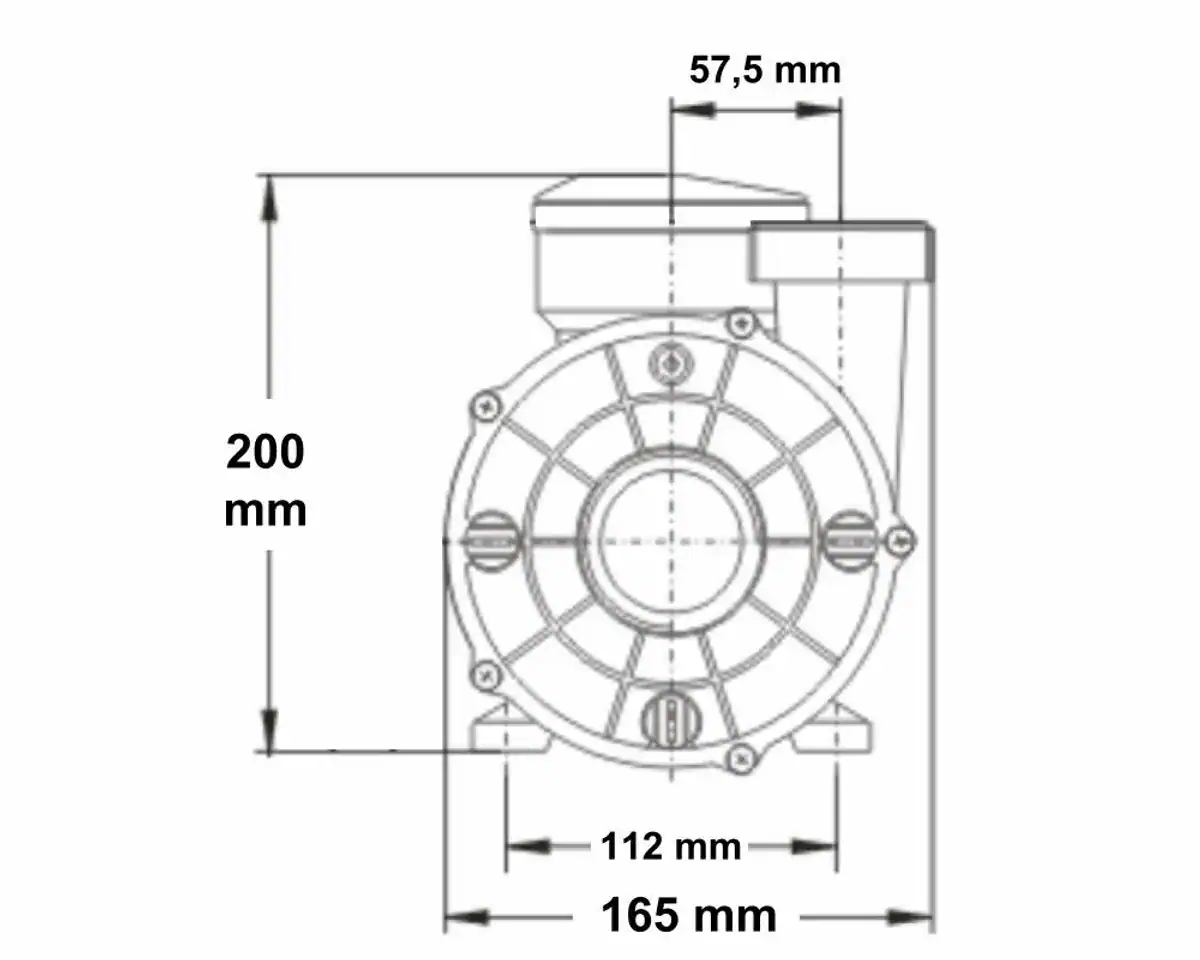 Pompe de circulation spa efficace pour piscines.