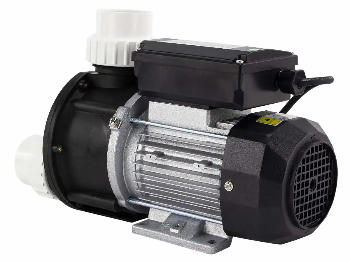 Pompe de circulation pour piscines et spas, 0,5 CV, fonctionnement fiable.