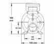 Pompe de circulation pour spas et piscines, économe en énergie et durable.