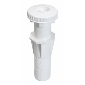 Raccord d'aspirateur Aquareva blanc pour le nettoyage de la piscine.