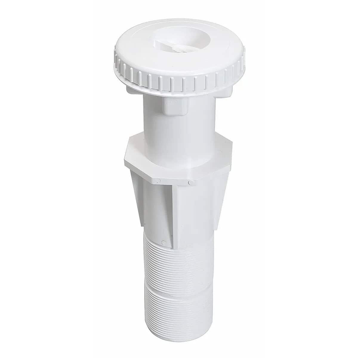 Raccord d'aspirateur Aquareva blanc pour le nettoyage de la piscine.