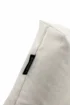 Coussin de bain nacre pour Badesofa, petit format, allure luxueuse.