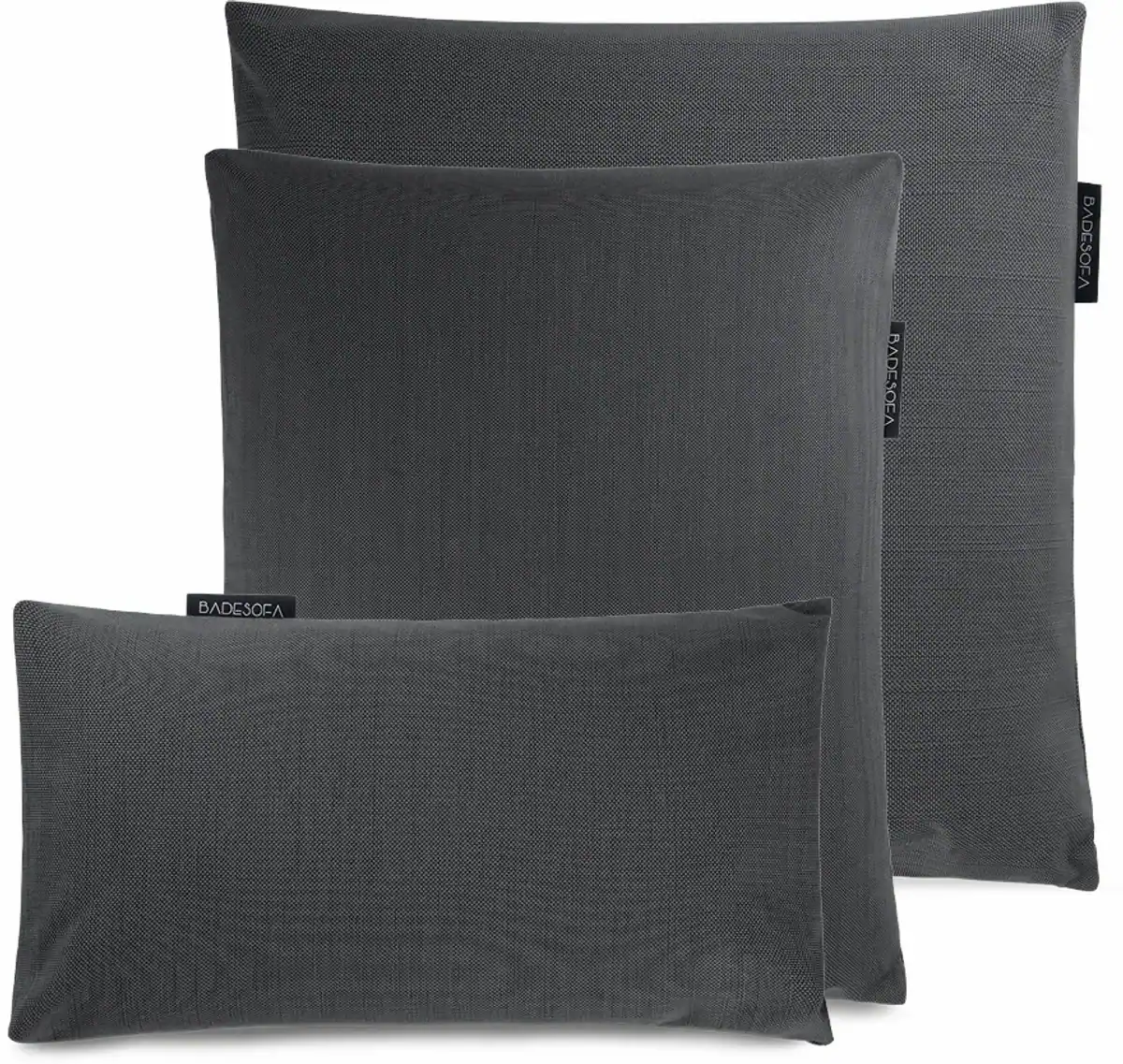 Coussin de bain Badesofa de couleur anthracite, format XS, confortable et élégant.
