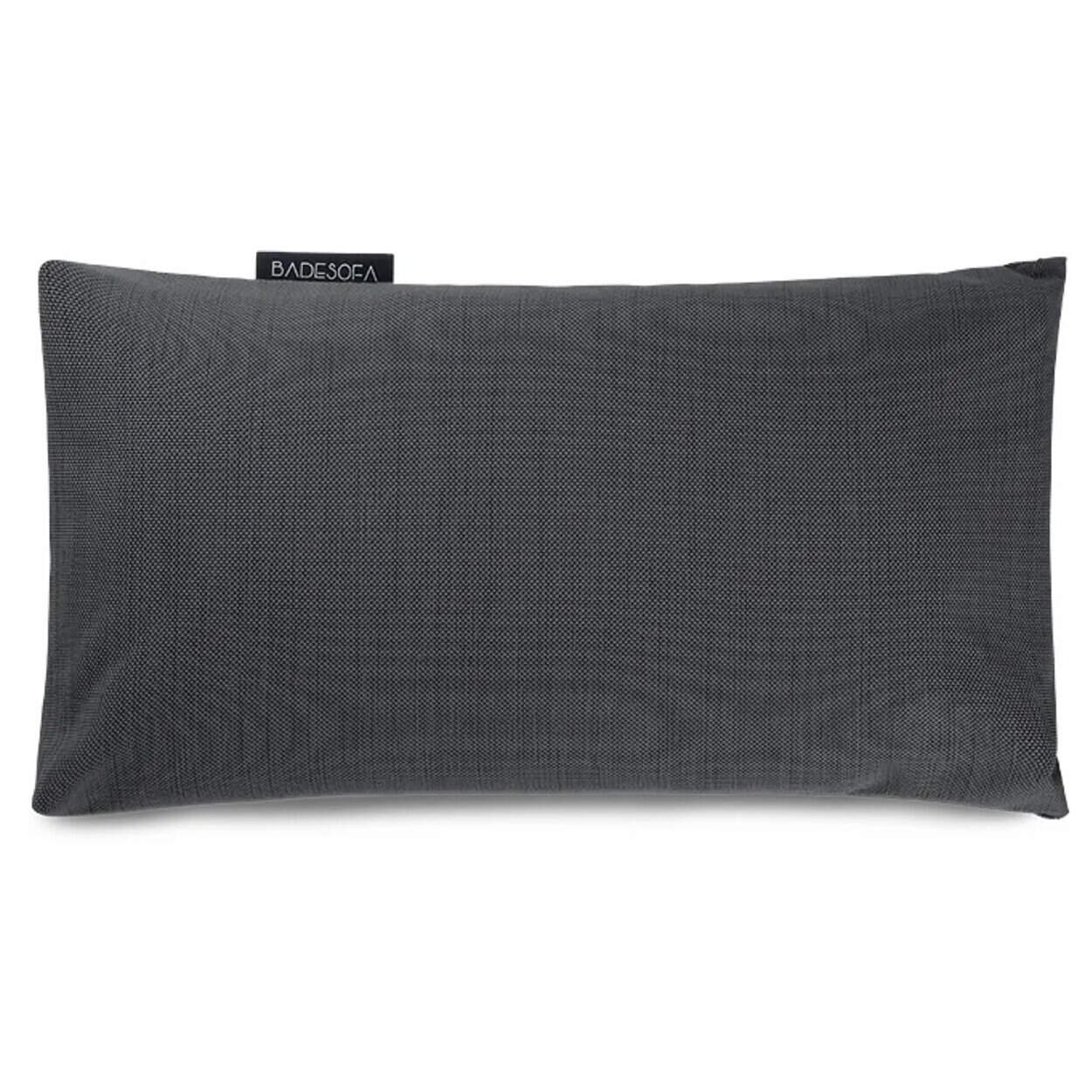 Coussin de bain noir anthracite pour Badesofa, format compact XS.