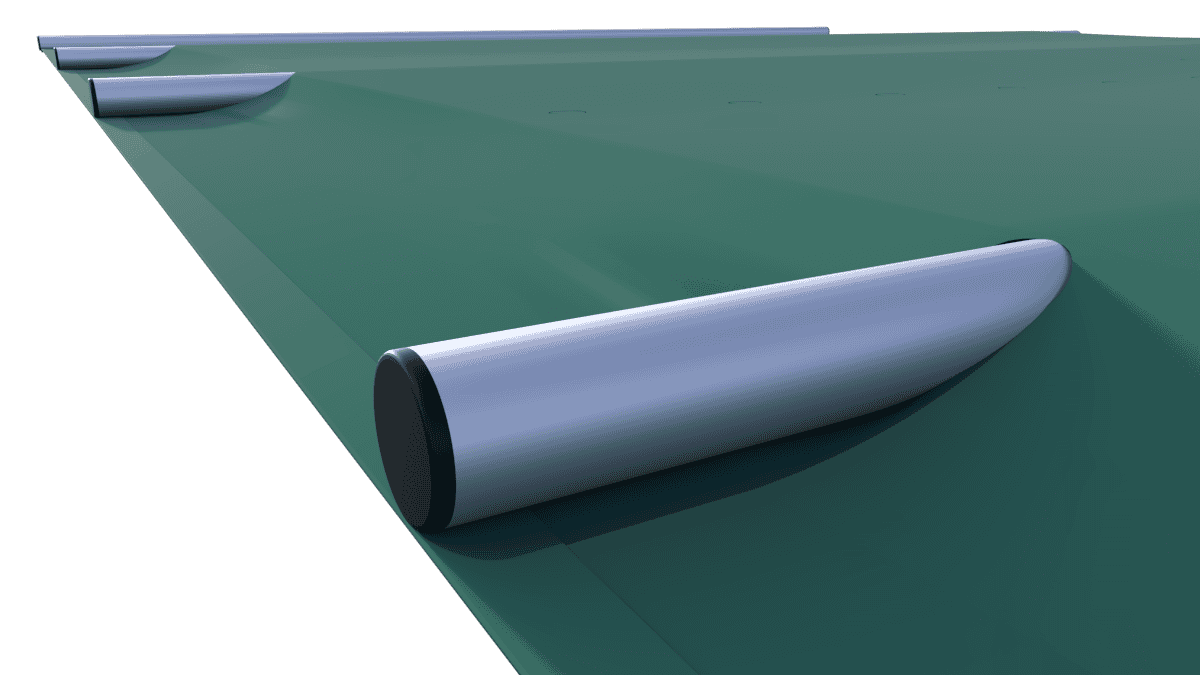 Couverture de sécurité verte pour piscines, au m².