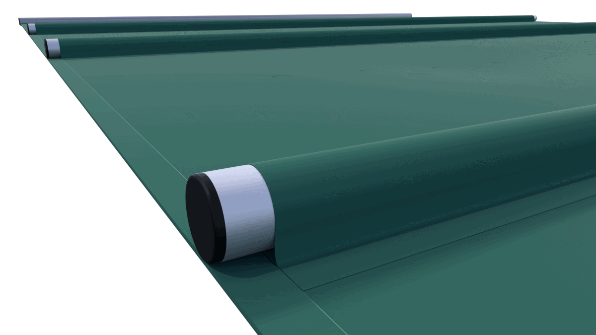 Couverture de sécurité tube en vert pour piscines, par m².