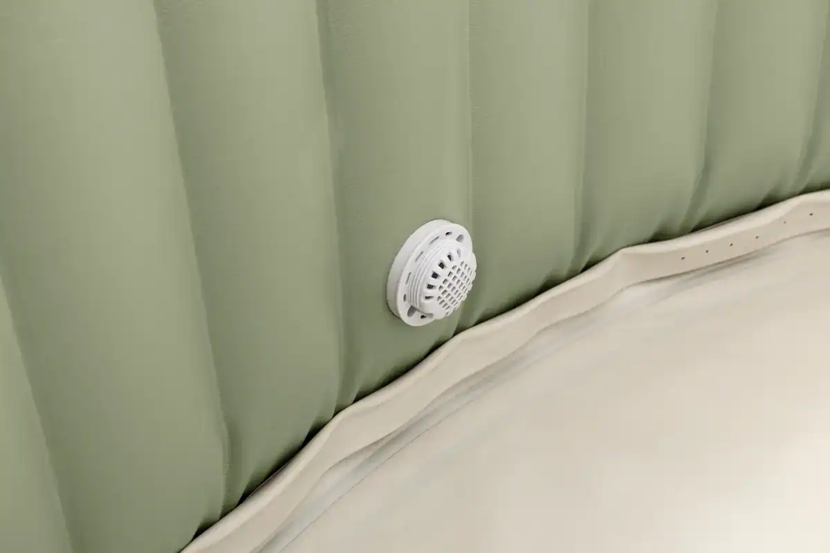Intex Pure Spa Bubble massage Olive Green, spa gonflable pour 4 personnes avec massage bulles.