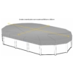 Bâche de piscine ovale 500x300cm pour la protection et l'entretien.