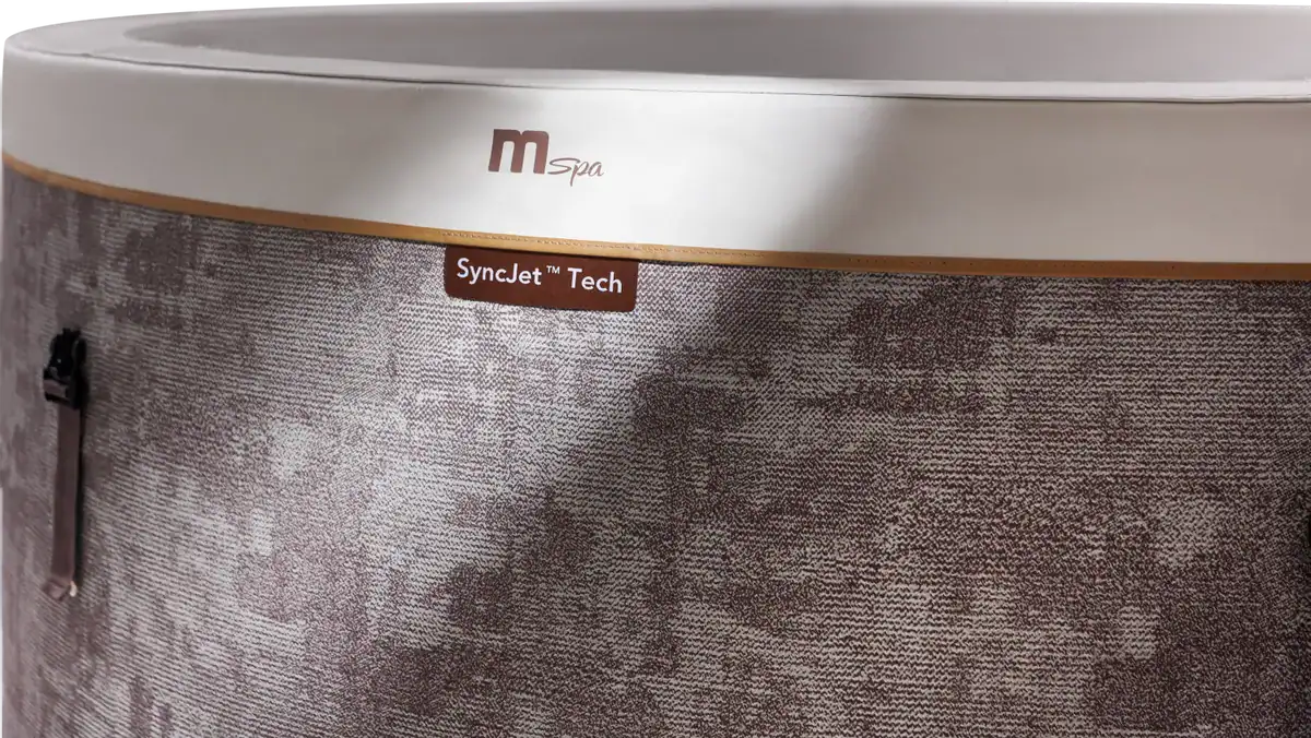 Spa gonflable MSpa Verto Cocoon pour 6 personnes, bien-être luxueux.