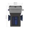Filtre de piscine pour une eau claire et une qualité d'eau optimale.