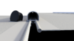 Couverture de sécurité gris clair "Segment" pour piscines, par m².