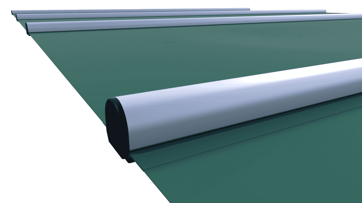 Couverture de sécurité verte "Segment" pour piscines, par m².