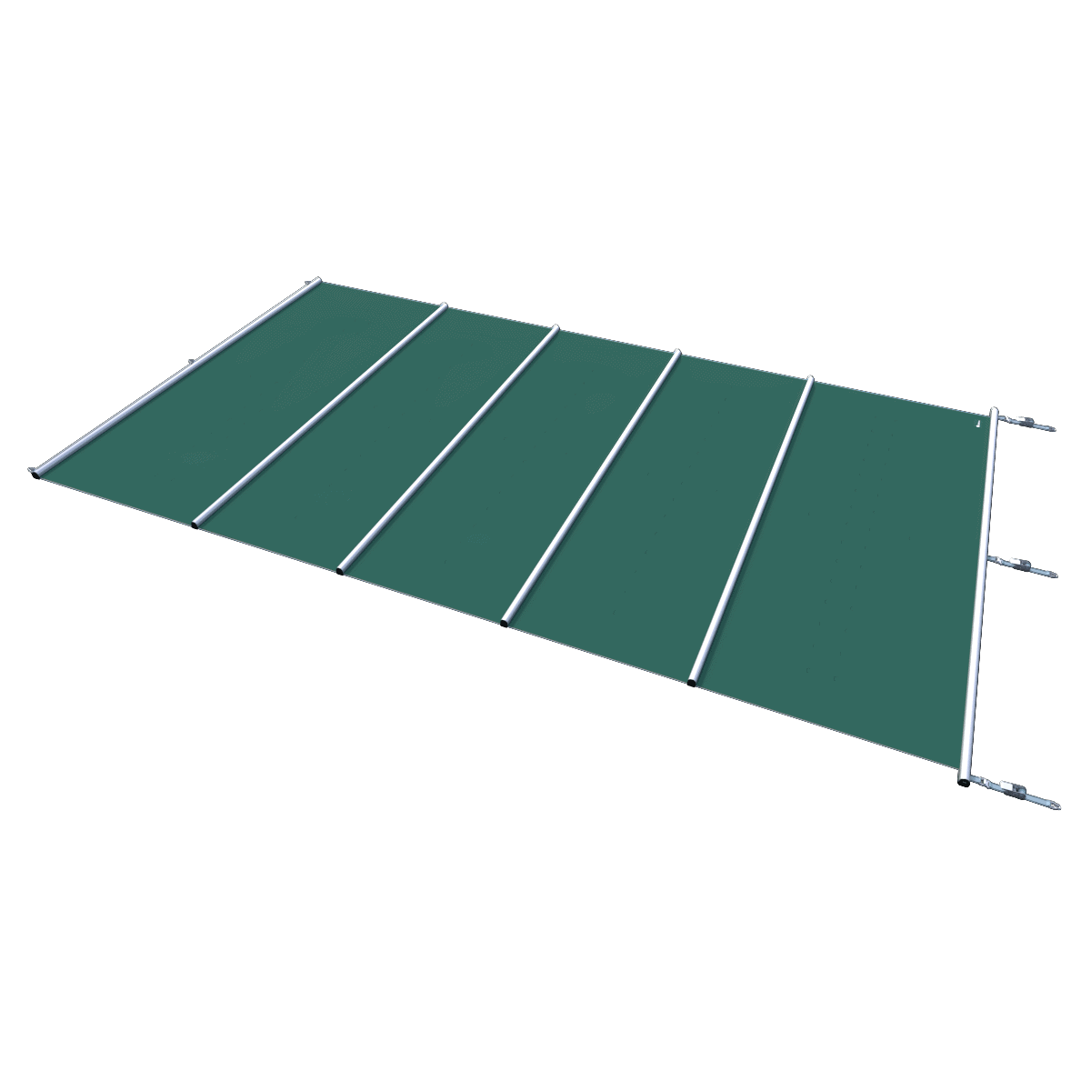 Bâche de sécurité verte pour piscine, par m².