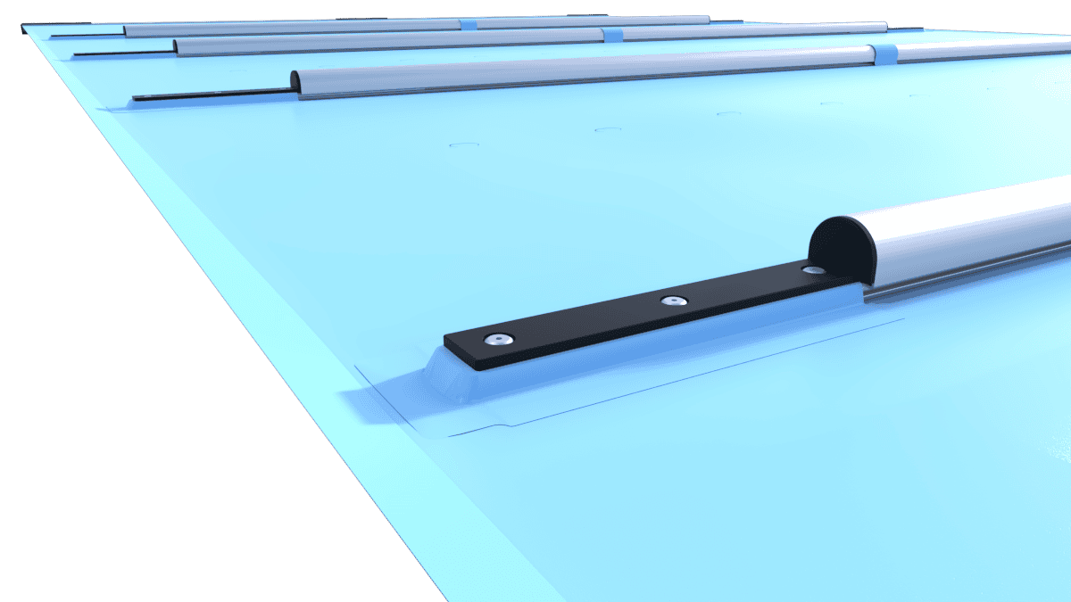 Couverture de sécurité bleue "Extra Top" pour piscines, au m².