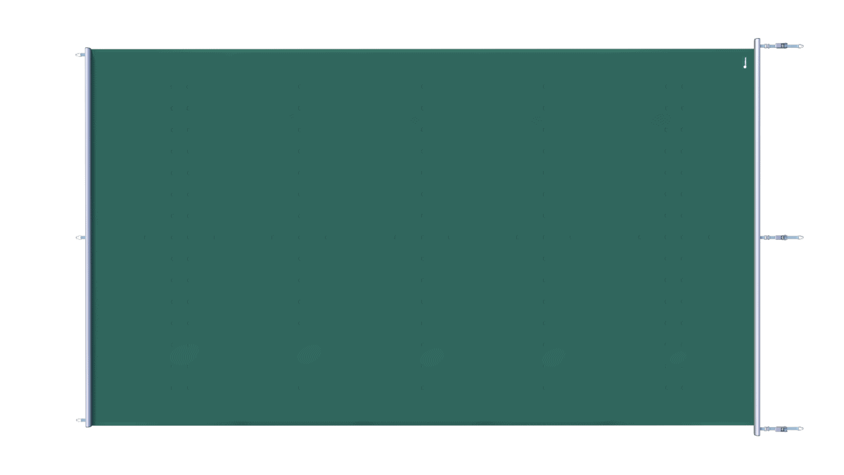 Couverture de sécurité verte "Extra Top" pour piscines, au m².