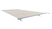Couverture de sécurité pour piscines, couleur beige, sur mesure au m².