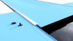 Couverture de sécurité bleue pour piscines, adaptée à la protection et à la sécurité.