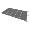 Couverture de sécurité flat en gris foncé pour piscines, par m², offre une protection et une sécurité optimales.