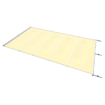 Couverture de sécurité pour piscines, couleur vanille, facile à installer.