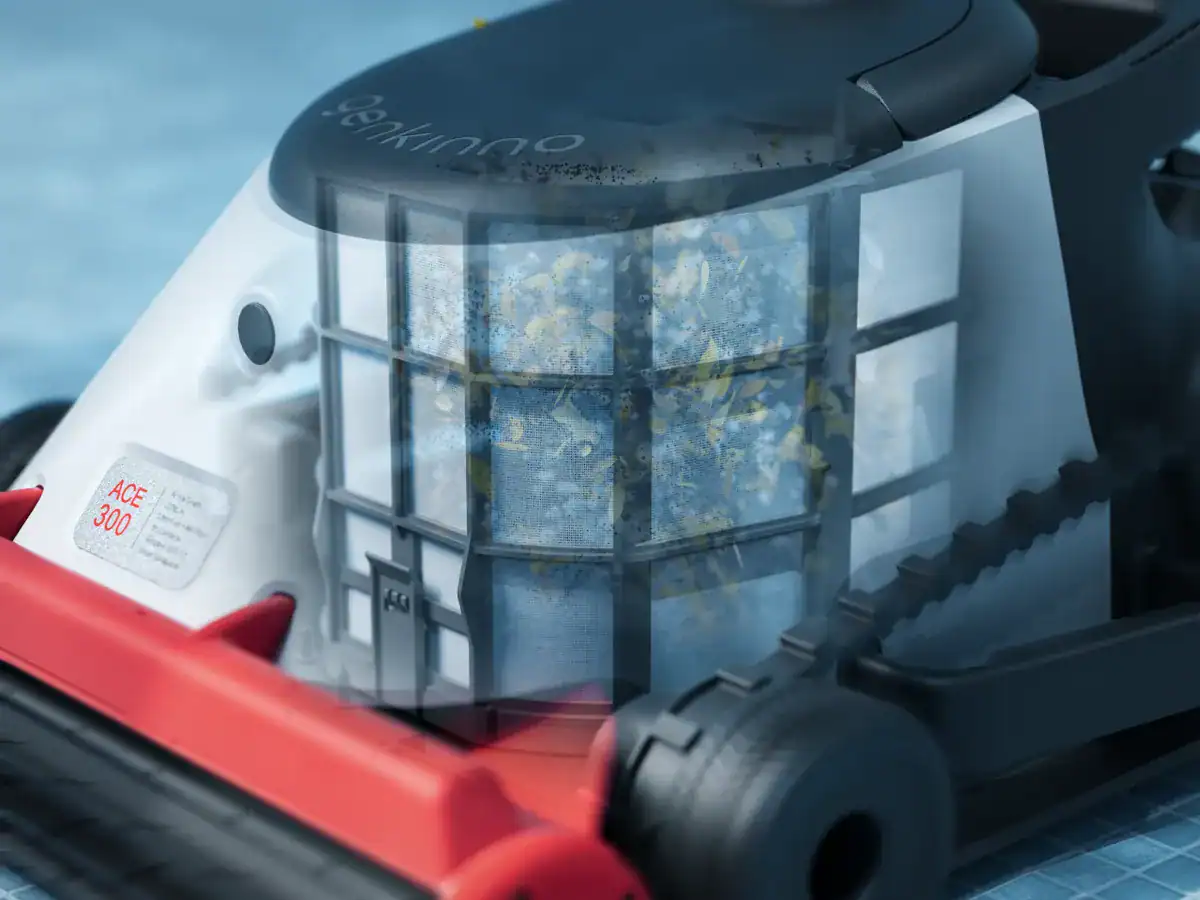 Robot de piscine pour le nettoyage des piscines.