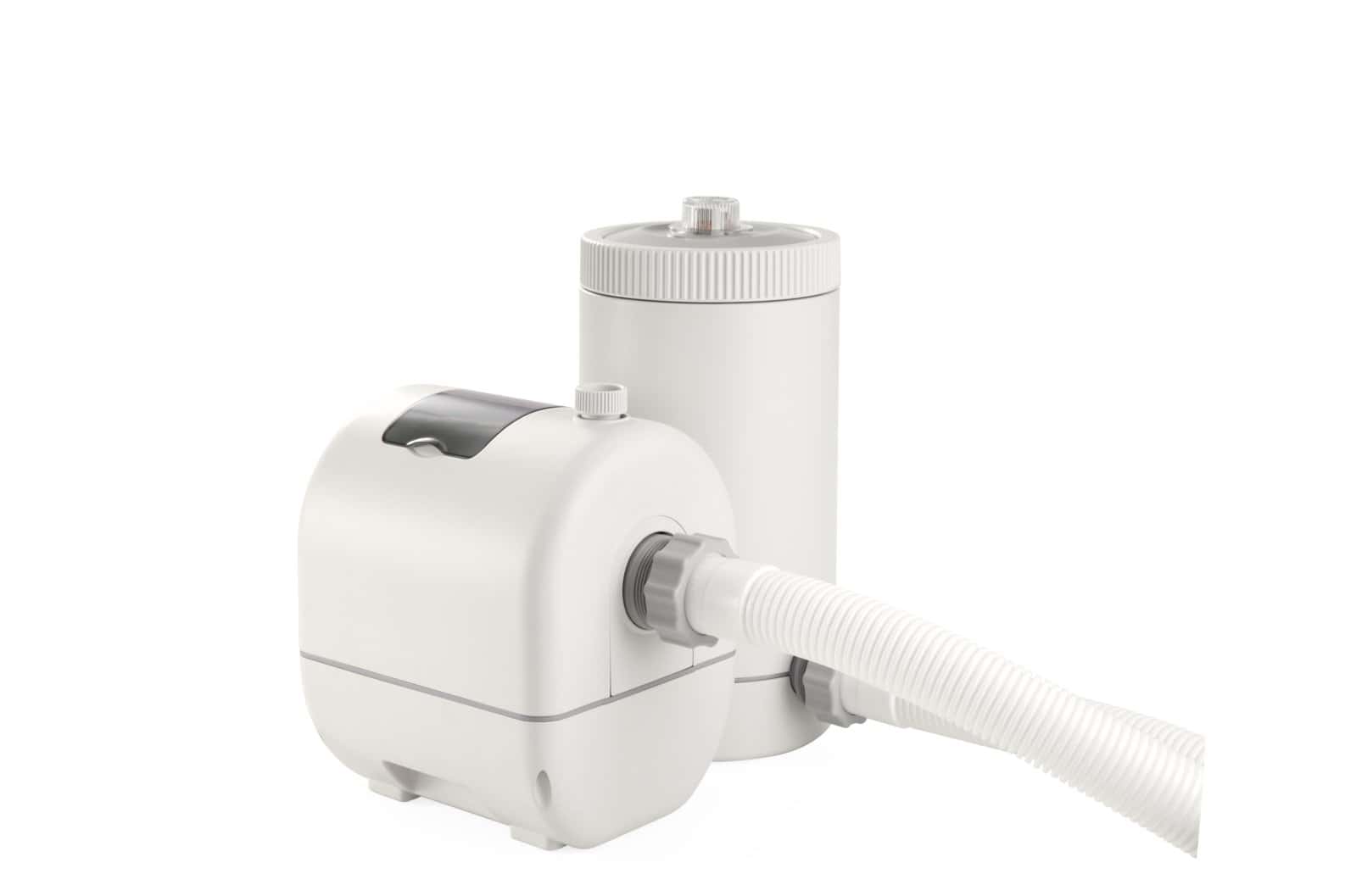 Pompe filtrante Intex C2500 pour le nettoyage de piscine, 9463 litres/heure, économe en énergie et facile à installer.